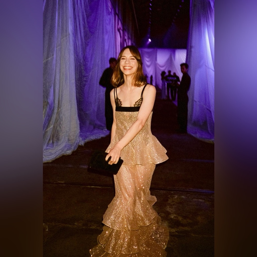Pavilion Glitter Flutter Gown